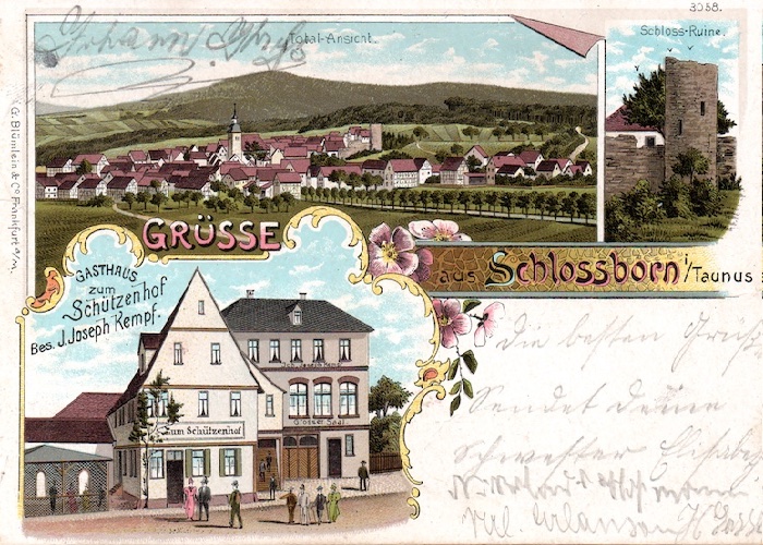Postkarte schuetzenhof